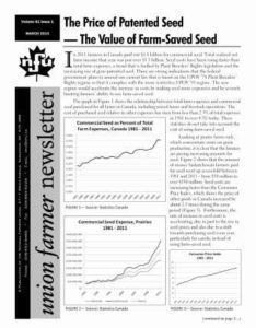 Union Farmer Newsletter – March 2013