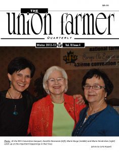 Union Farmer Quarterly: Winter 2012 – 2013