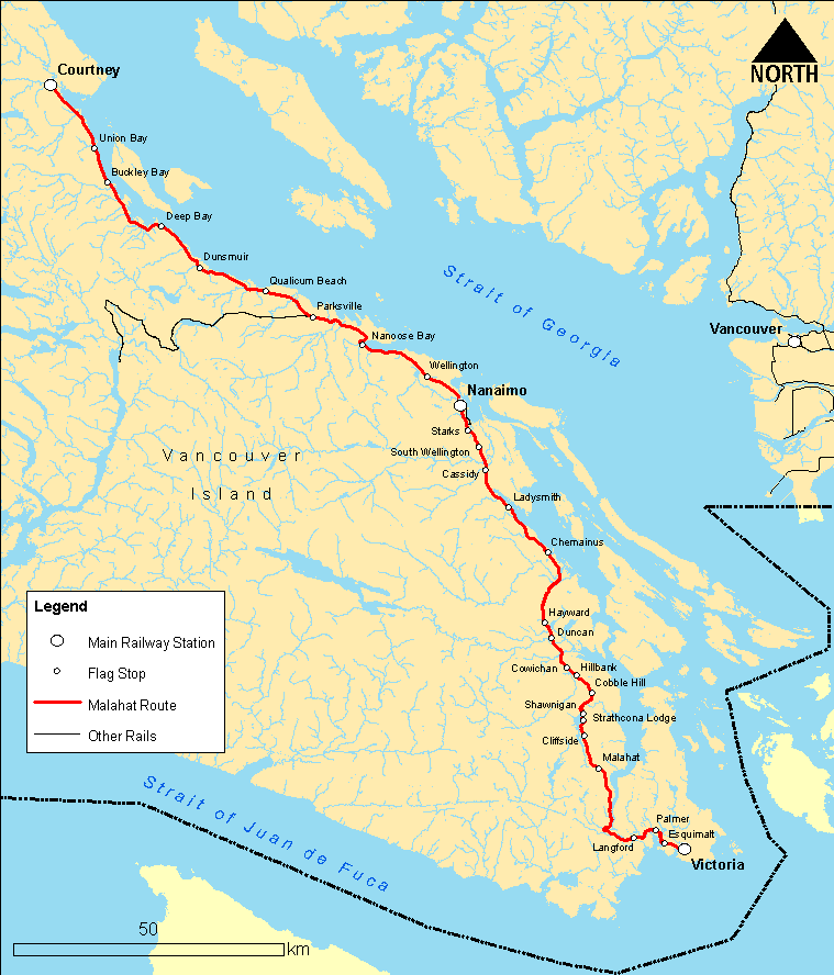Le service ferroviaire sur l’île de Vancouver est essentiel pour le développement économique, l’agriculture durable et la souveraineté alimentaire