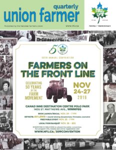 Union Farmer Quarterly: Automne 2019