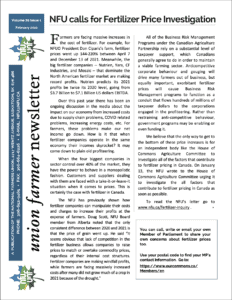 Union Farmer Newsletter: February 2022