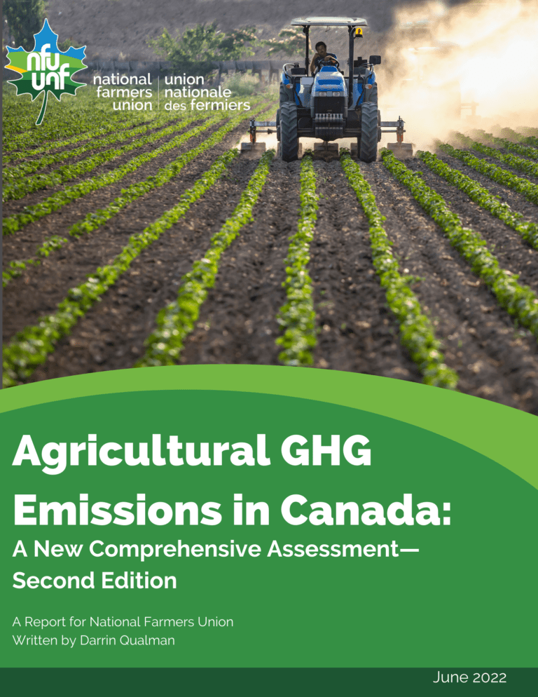 Agricultural Greenhouse Gas Emissions in Canada: Second Edition