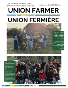 Union Farmer Fall ’23 | Union Fermière : Autumne ’23