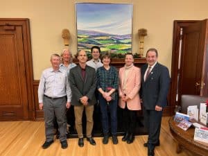 Les dirigeants de l’UNF-Manitoba (région 5) rencontrent le ministre provincial de l’Agriculture