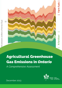 Agricultural Greenhouse Gas Emissions in Ontario: A Comprehensive Assessment