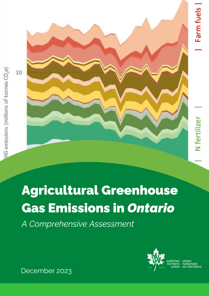Agricultural Greenhosue Gas Emissions in Ontario: A comprehensive assessment