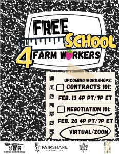 Free School 4 Farm Workers—Negotiation 101
