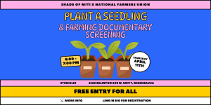 Plant a Seedling & Farming Documentary Screening (Mississauga, ON)