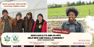 How Can CLTs and Co-ops Help New and Small Farmers? (Stratford, ON)