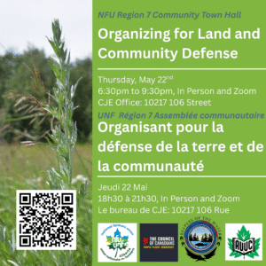 UNF Hôtel de ville de la région 7 : S’organiser pour la défense de la terre et de la communauté