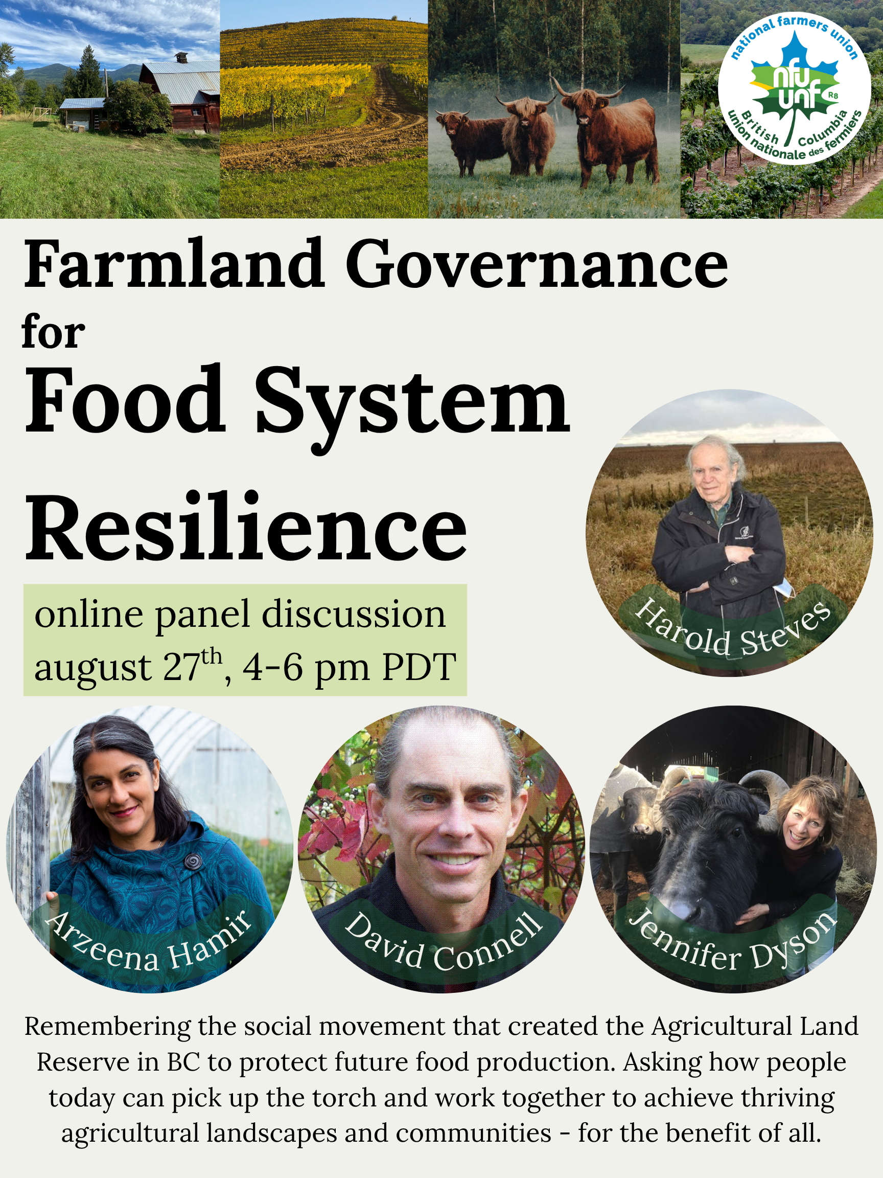 Event poster for Aug 27, 2025 event