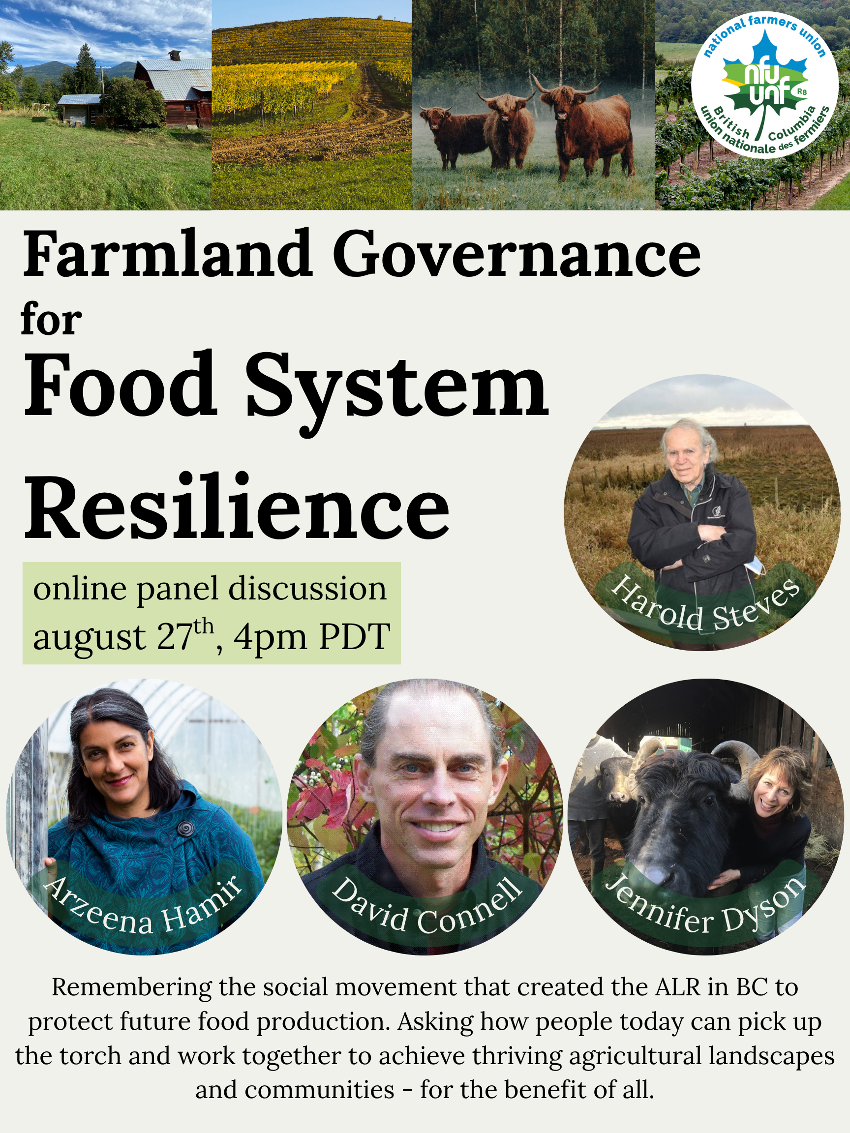 Event poster for Aug 27, 2025 event