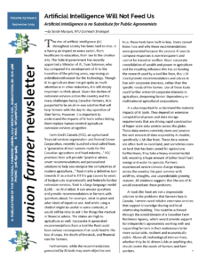 Union Farmer Newsletter: September 2025