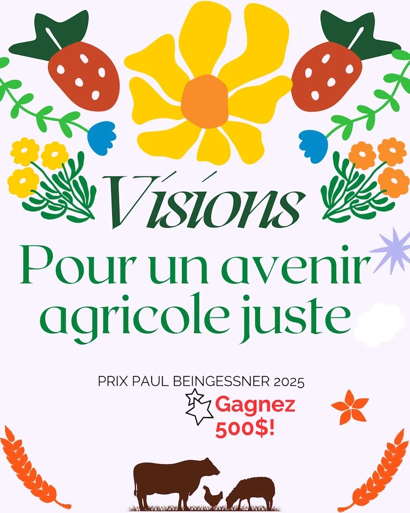 Visions for a just farm future - Paul Beingessner 2025 Award
