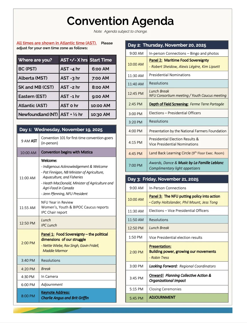 Convention Agenda 2025 thumbnail